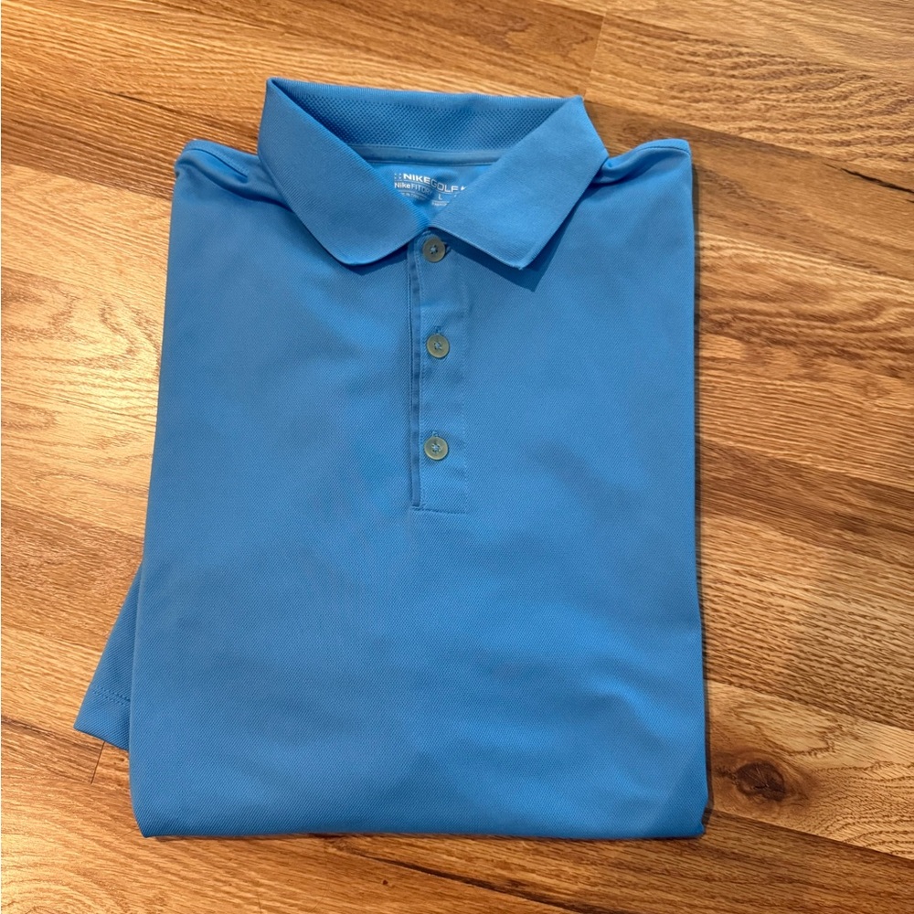 Men's Nike Blue Polo Shirt